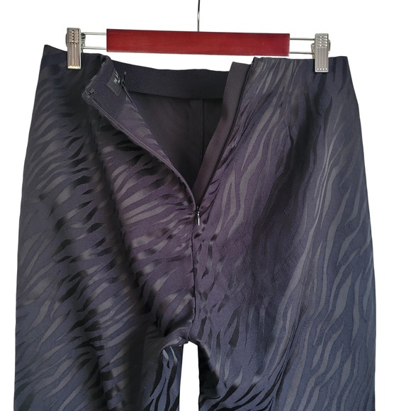 NWT‎ rag & bone Black Simone Zebra Pants High Rise Cropped Size 12 - Picture 7 of 13